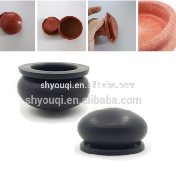 High quality custom rubber diaphragm / rubber suction cup PTFE reinforced